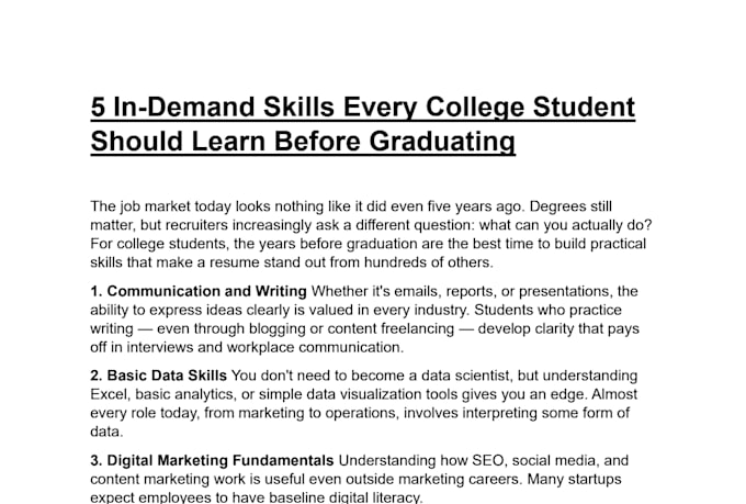 write engaging education and career blog articles